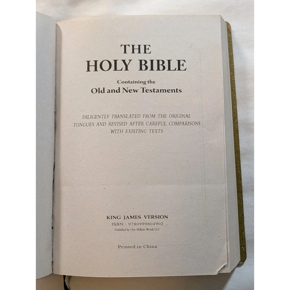 N/A holy bible